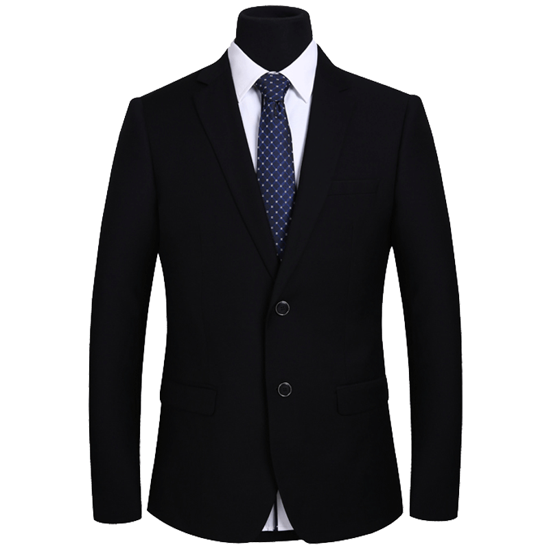 Herren Blazer Schwarz Mode Mantel Schlank Blazer Herbst Anzüg Überzieher Neue Trend Freizeit