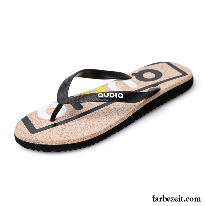 Herren Hausschuhe Lustig Strand Rutschsicher Schüler Trend Weiche Sohle Casual Pantolette Sommer Hausschuhe Große Größe