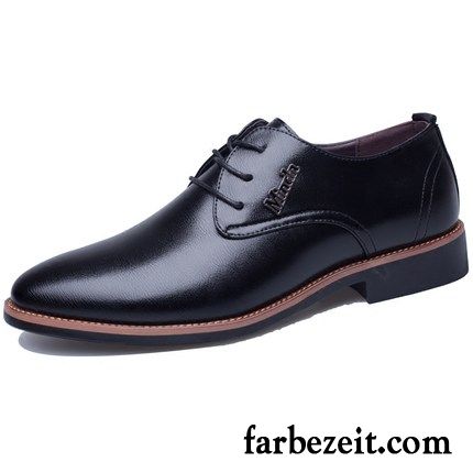 Herren Sommerschuhe Winter Schnürschuh Casual Herbst England Lederschue Spitze Trend Schuhe Geschäft Günstig