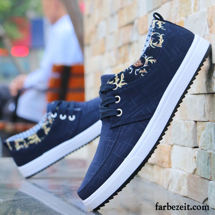 Herren Sportschuhe Günstig Atmungsaktiv Schüler Schuhe Skateboardschuhe Trend Casual Sommer Tuch Schuhe Feder Dicke Sohle Espadrille Kaufen