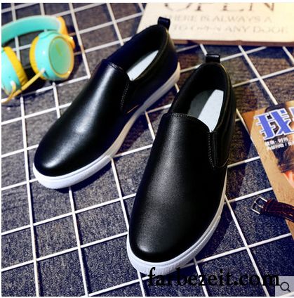 Herrenschuhe Elegant Slip-on Lovers Dicke Sohle Faul Schuhe Halbschuhe Lederschue Atmungsaktiv Herren Casual Kaufen