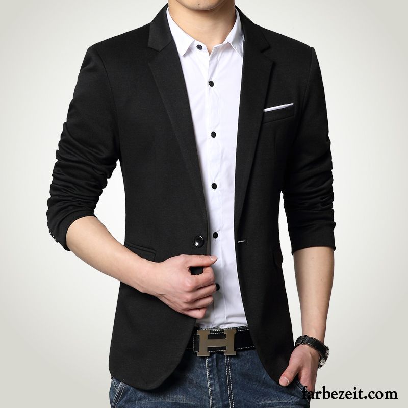 Hochzeitsblazer Herren Modern Blazer Anzüg Neu Trend Fett Große Größe Anzugjacke Stricken Herbst