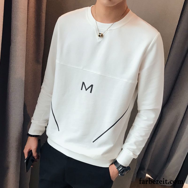 Hoodie Herren Feder T-shirts Hoodies Neu Trend Kleider Weiß