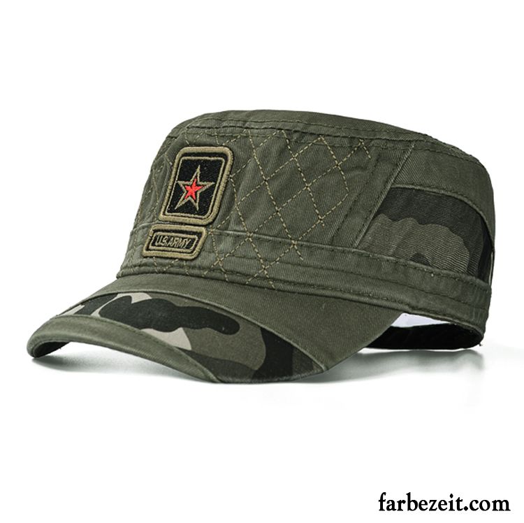 Hüte / Caps Herren Sonne Sommer Baseballmütze Outdoor Freizeit Frühling Army Grün Camouflage