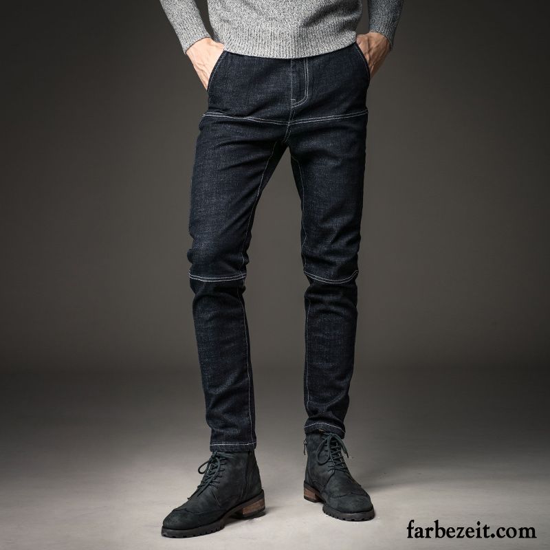 Jeans Hosen Für Männer Trend Jugend Jeans Herbst Schmales Bein Lange Winter Schwarz Schlank Mode Herren Hose Freizeit Kaufen