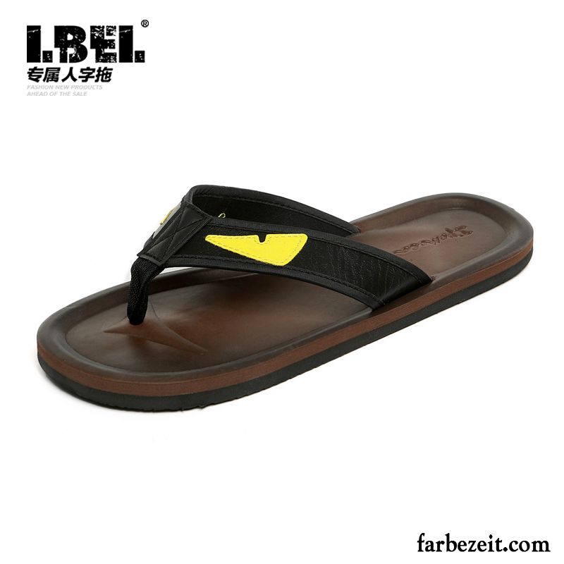 Lammfell Pantoffeln Herren Sommer Strand Pantolette Mode Trend Dicke Sohle Schuhe England Rutschsicher Persönlichkeit Kaufen