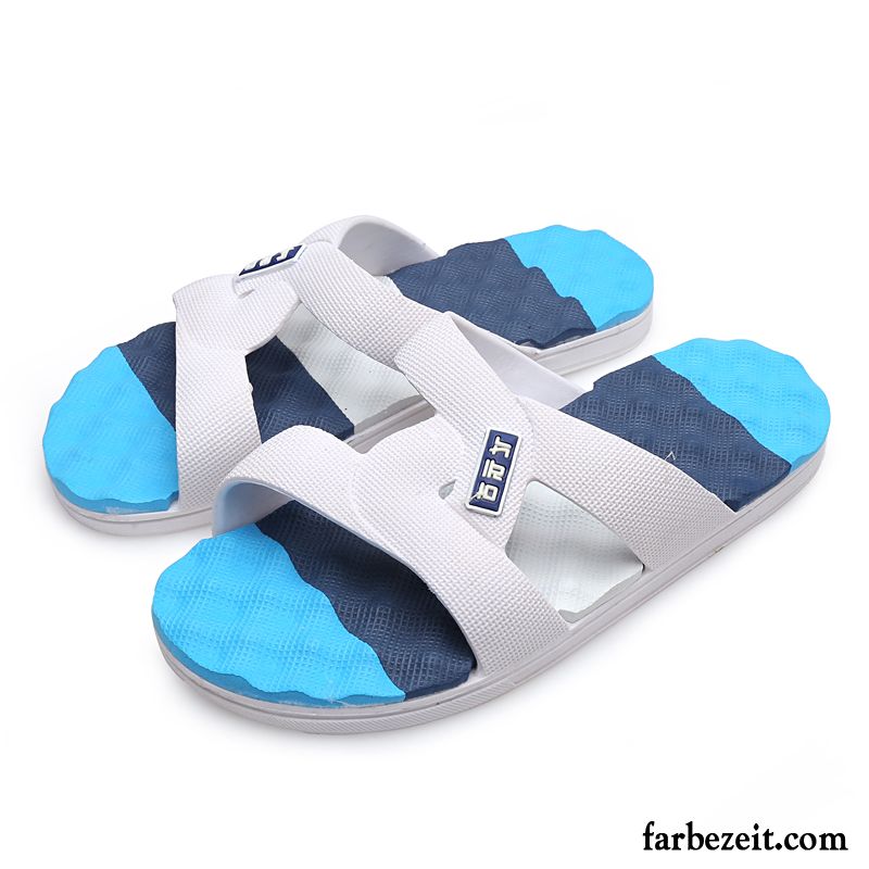 Leder Pantoffeln Für Herren Casual Rutschsicher Trend Hausschuhe Sandalen Strand Dicke Sohle Sommer Mode Lovers Billig