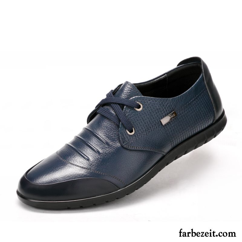 Männer Schuhe Online Casual England Schnürung Schuhe Lederschue Herren Feder Echtleder Kaufen