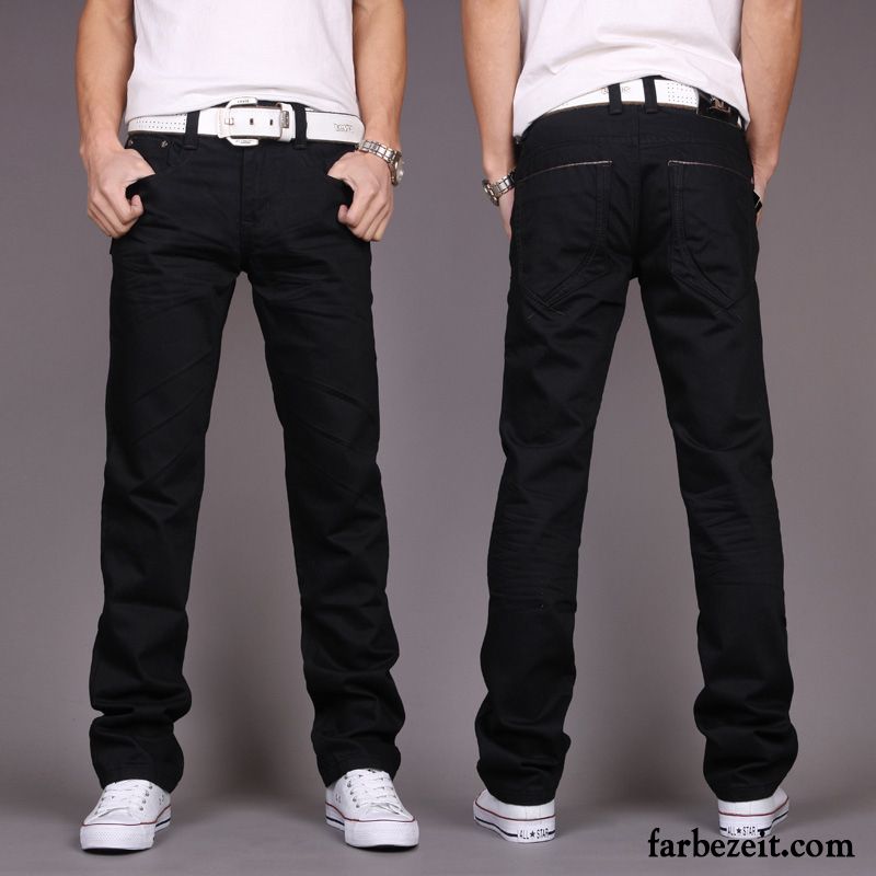 Männer Skinny Jeans Schwarz Jeans Lange Gerade Plus Samt Trend Jugend Schlank Winter Herren Hose Herbst Freizeit Rabatt