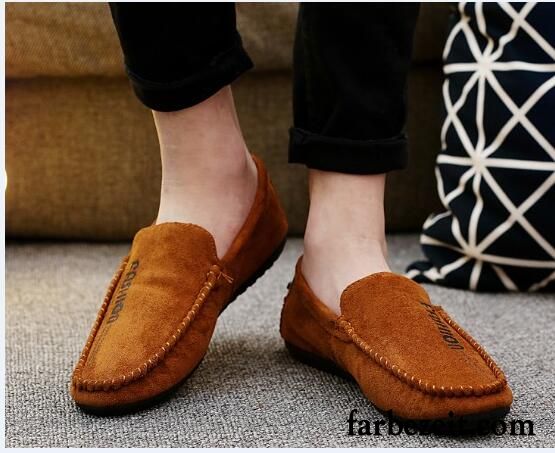 Pumps Schuhe Herren Feder Trend Neue Schuhe Casual Niedrig Faul Slip-on Günstig