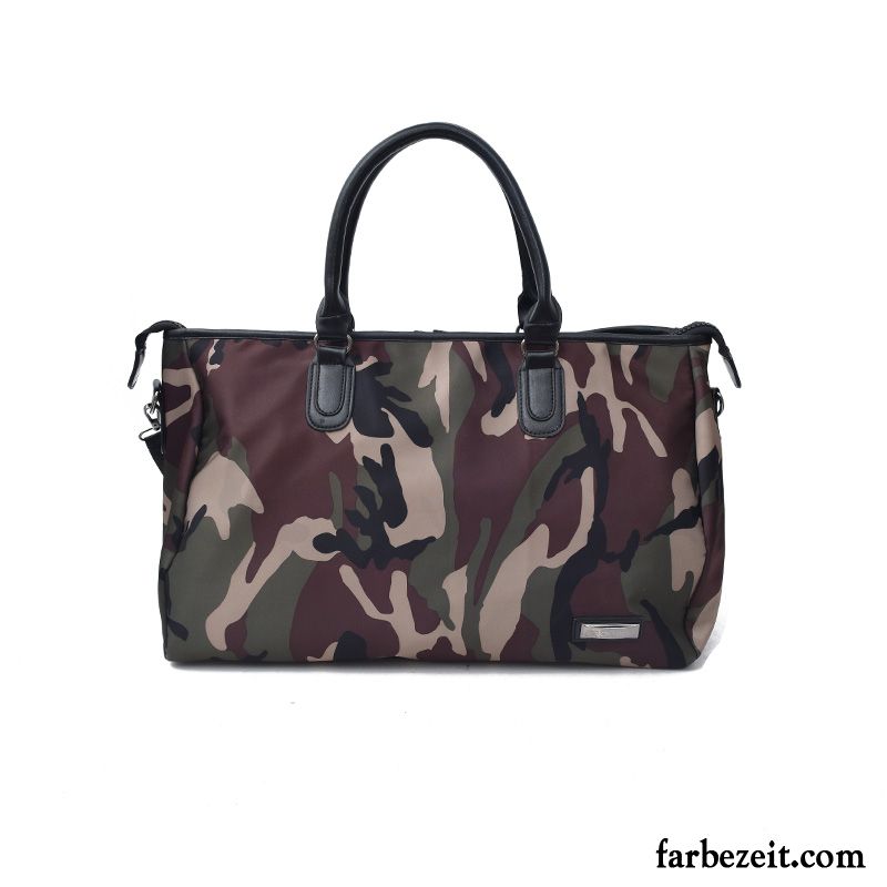 Reisetasche Damen Gepäcktasche Fitness Handtasche Große Kapazität Reisen Geschäftsreise Camouflage