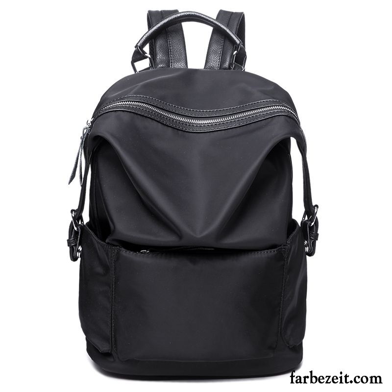 Reisetasche Damen Stoff Student All Match Rucksack 2018 Reisen Schwarz