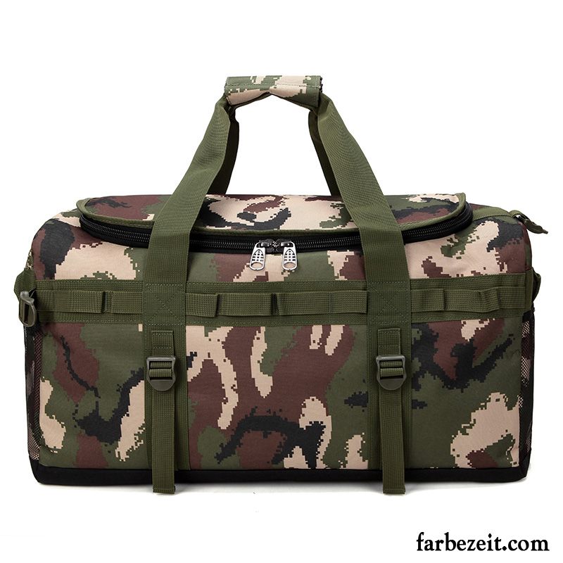 Reisetasche Herren Damen Rucksack Große Tasche Super Große Kapazität Outdoor Army Grün Camouflage