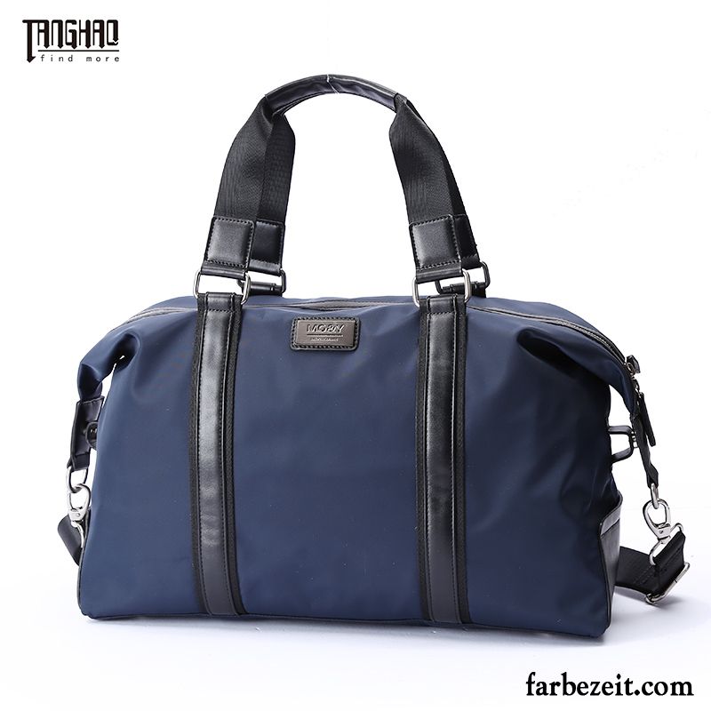 Reisetasche Herren Handtasche Große Kapazität Freizeit Reisen Super Fitness Blau