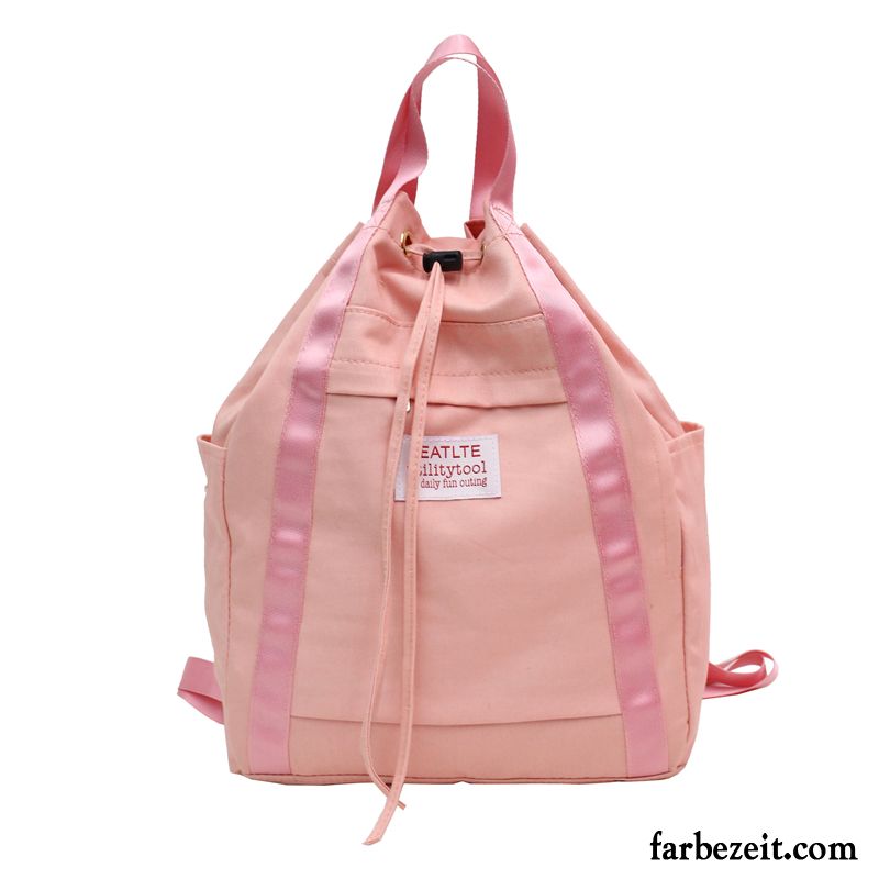 Rucksäcke Damen Freizeit Trend Student Schultasche Frisch All Match Rosa