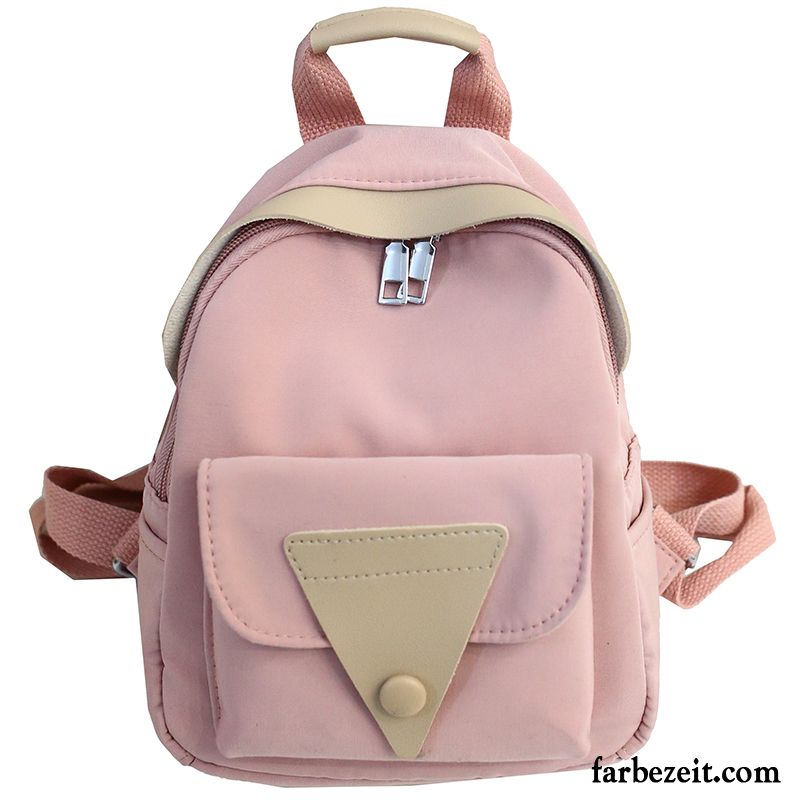 Rucksäcke Damen Mode Tasche All Match Schultasche Rucksack Student Rosa