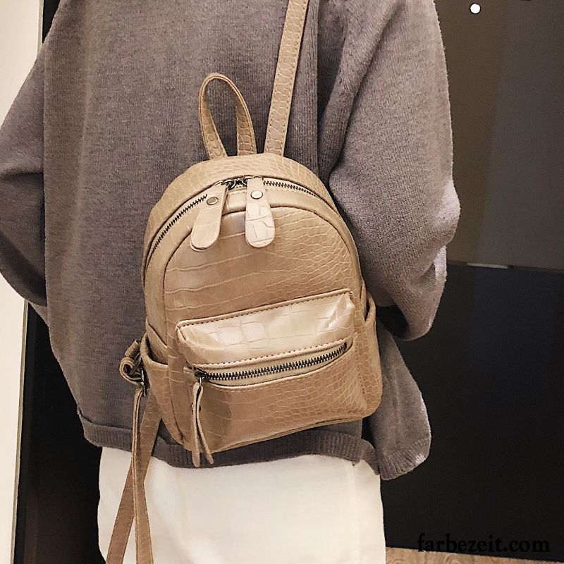 Rucksäcke Damen Neu Qualität Super All Match Rucksack Mini Khaki