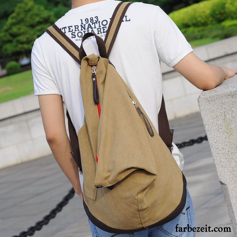 Rucksäcke Herren Reisen Mode Damen Schultasche Rucksack Persönlichkeit Khaki