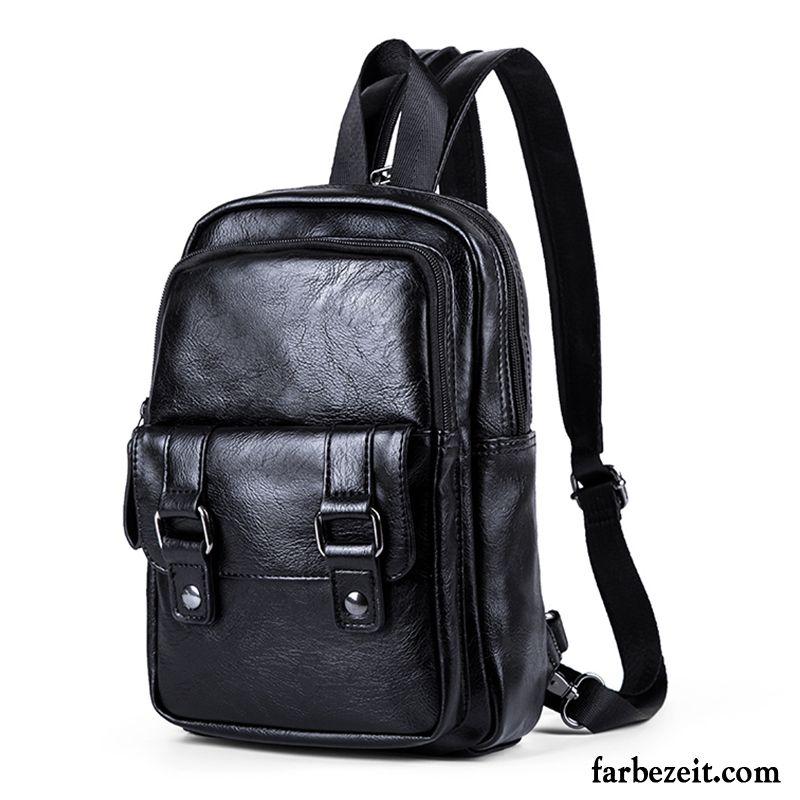 Rucksäcke Herren Rucksack Qualität Mode Mini Jugend Trend Schwarz