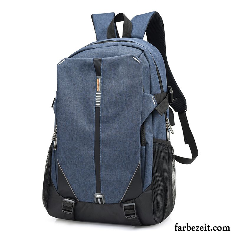 Rucksäcke Herren Trend Computer Tasche Campus Mittel Freizeit Rucksack Blau