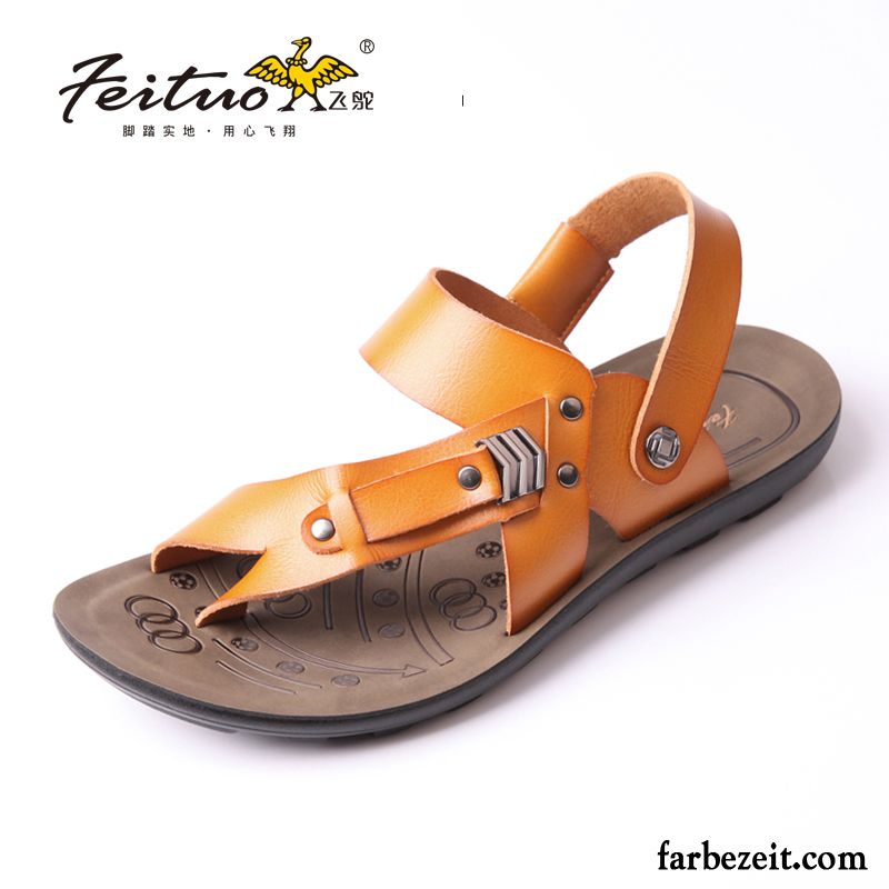 Sandalen Für Breite Füße Sommer Schuhe Casual Sandalen Original Strand Herren Kostenloser Versand Billig