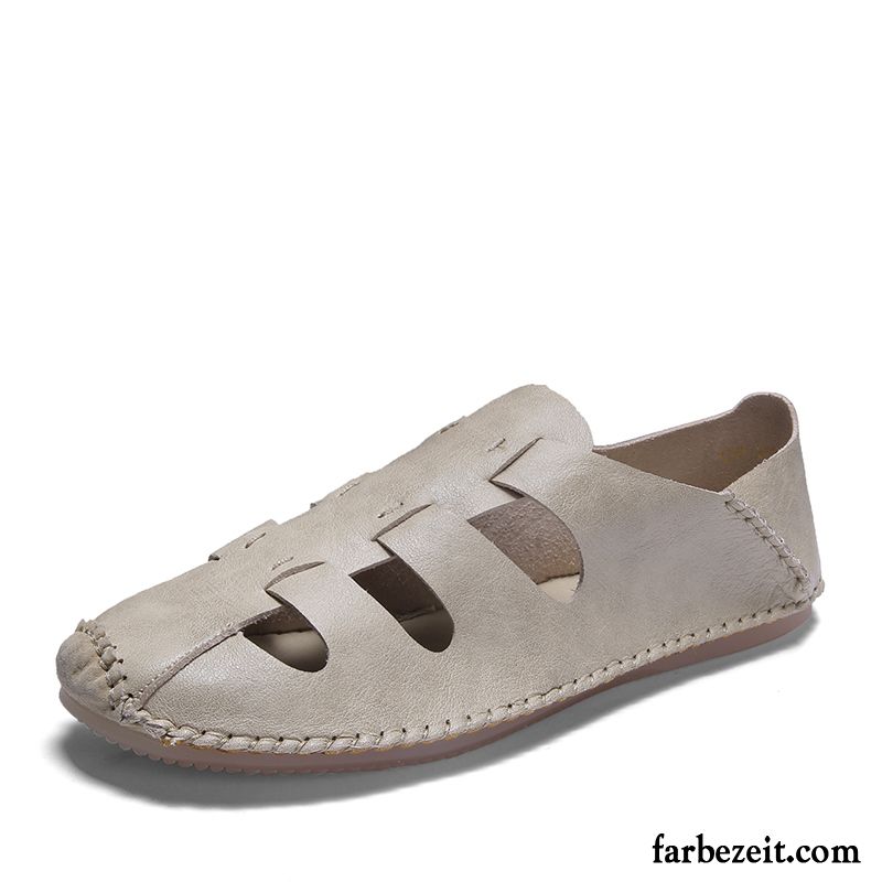 Sandalen Herren Jugend Trend Casual Sommer Neue Weiche Sohle Grau