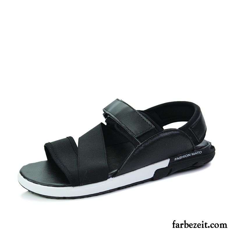 Sandalen Herren Schwarz Sommer Schuhe Trend Strand Sandalen Jugend Rom Mode Neue Produkte Pantolette Verkaufen