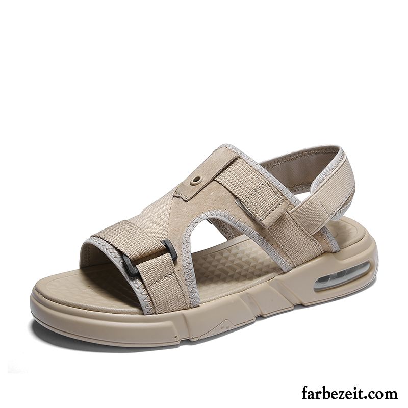 Sandalen Herren Trend Casual Allgleiches Mode Sommer Neue Sandfarben