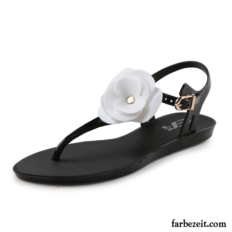 Sandalen Leder Damen Flach Schuhe Neue Produkte Flache Sommer Sandalen