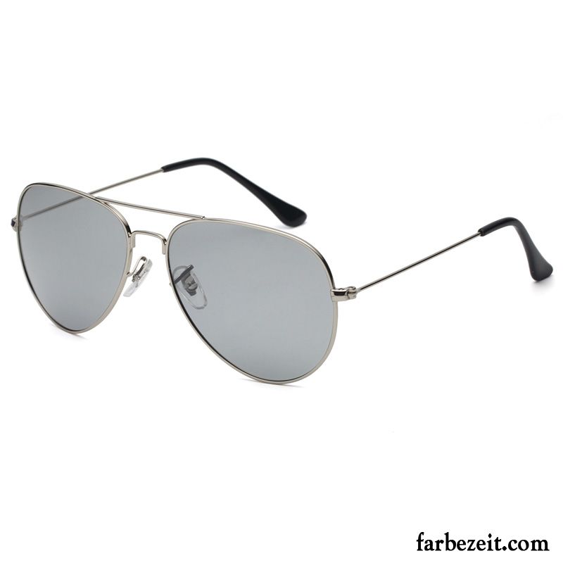 Sonnenbrille Herren Damen Trend Doppelnutzen Nachtsicht Fahren Sonnenbrillen Grau