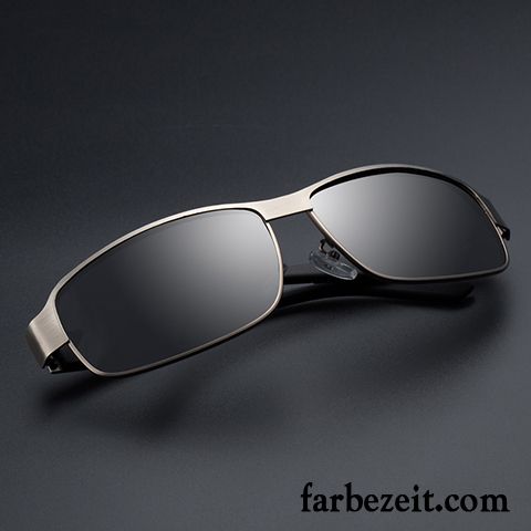 Sonnenbrille Herren Neu Polarisator Trend Fahren Kurzsichtigkeit Damen Schwarz Grau
