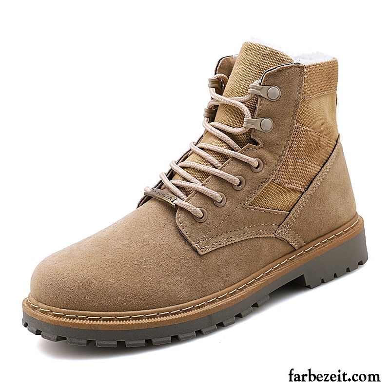 Stiefel Herren Martin Stiehlt Atmungsaktiv Trend Cargo Hohe Herbst Sandfarben