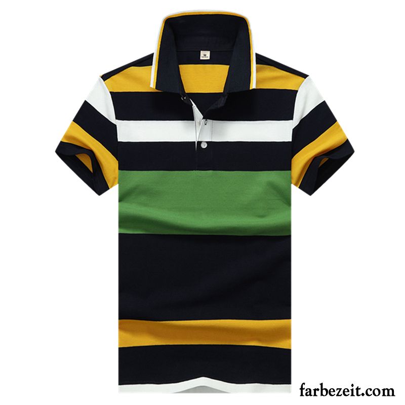 T-shirts Herren Mantel Gemütlich Polo Trend Grün