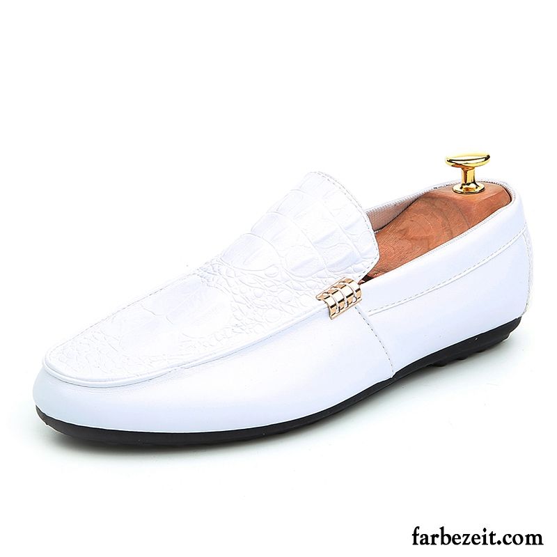 Wanderschuhe Herren Halbschuhe Slip-on Feder England Lederschue Faul Casual Schuhe Fahrschuhe Trend Neue Günstig