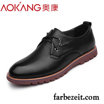 Weiße Schuhe Herren Jugend Trend Feder Weiche Sohle Casual Schuhe Neue England Lederschue Echtleder Billig