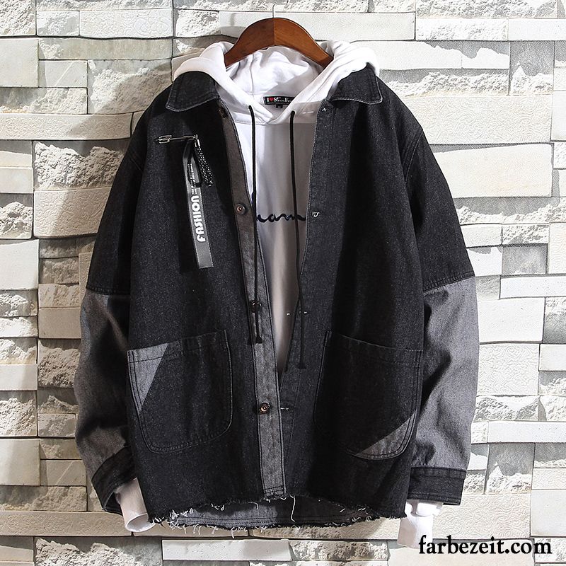 Winterjacke Grün Herren Trend Neu Überzieher Feder Kleider Schwarz Freizeit Jacke Lose Herbst Günstig