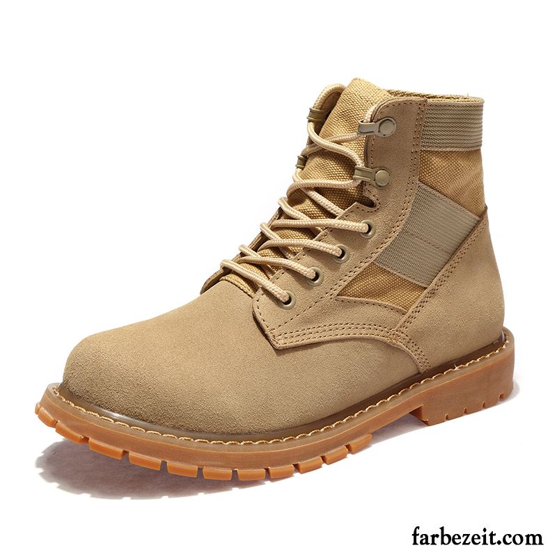 Winterstiefel Herren Leder Draussen Martin Stiehlt Stiefel England Cargo Lovers Hohe Retro Herbst Lederschue Trend Sale